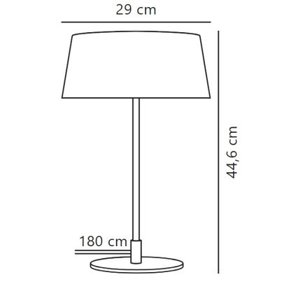 Nordlux - Stolna lampa CLASI 3xE14/10W/230V