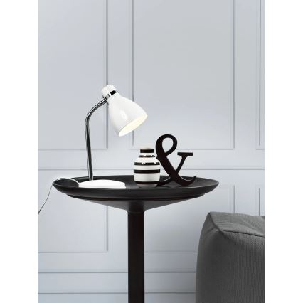 Nordlux - Stolna lampa CYCLONE 1xE14/15W/230V bijela