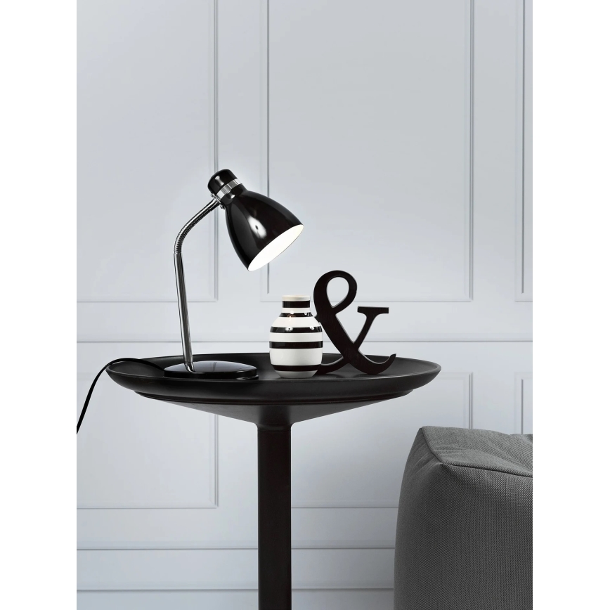 Nordlux - Stolna lampa CYCLONE 1xE14/15W/230V crna