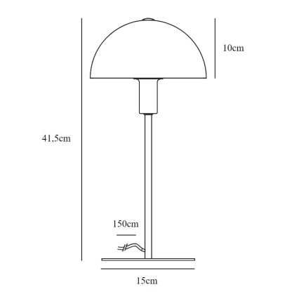 Nordlux - Stolna lampa ELLEN 1xE14/40W/230V