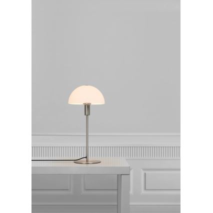 Nordlux - Stolna lampa ELLEN 1xE14/40W/230V matni krom/bijela