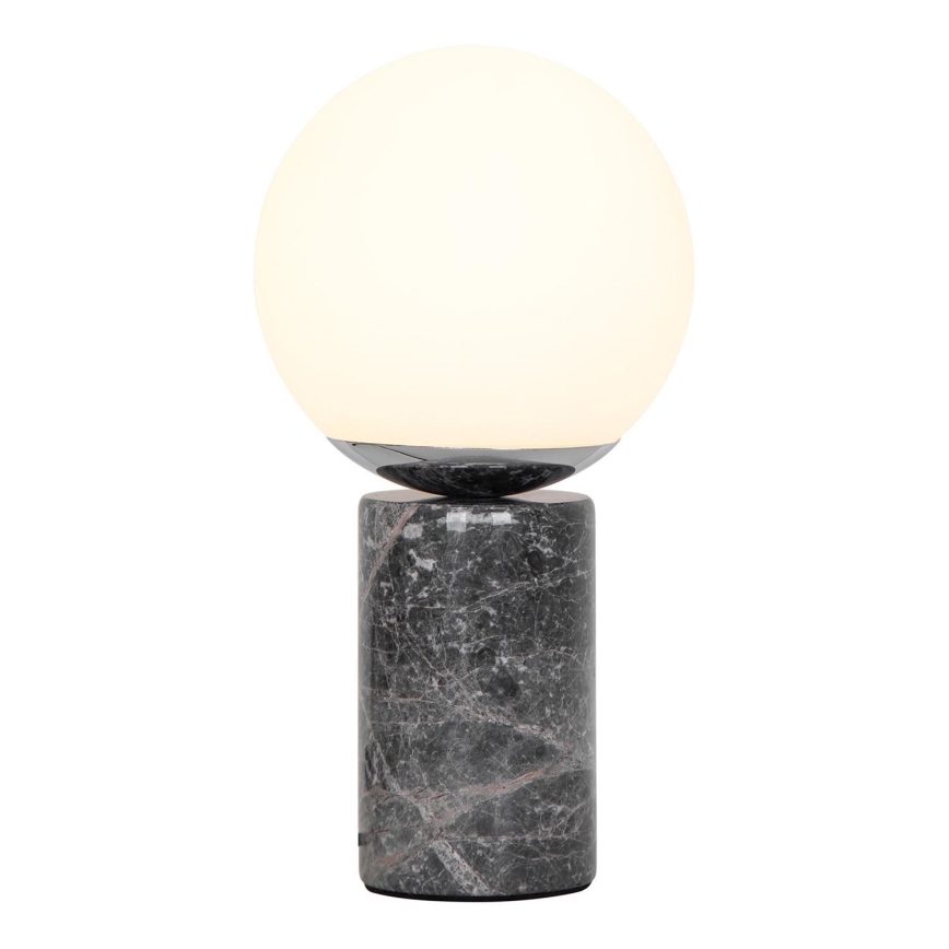 Nordlux - Stolna lampa LILLY 1xE14/25W/230V mramor/siva