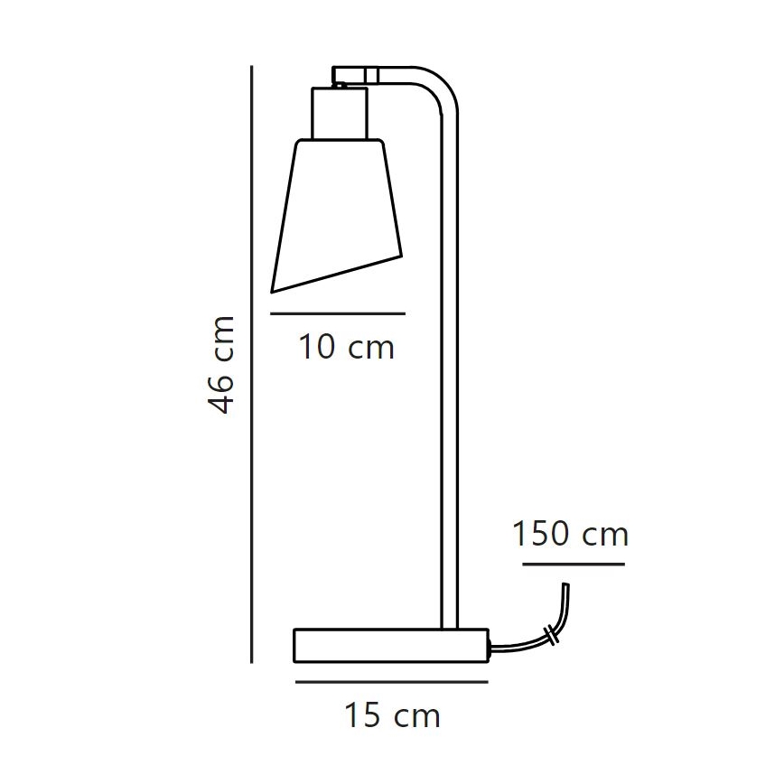 Nordlux - Stolna lampa MOLLI 1xE14/25W/230V