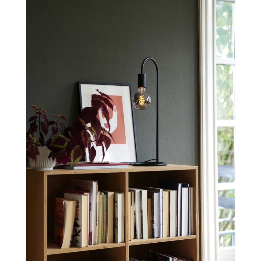 Nordlux - Stolna lampa PACO 1xE27/25W/230V crna