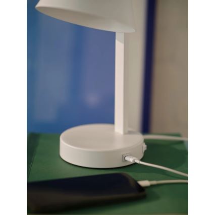 Nordlux - Stolna lampa WILMER 1xE14/40W/230V bijela
