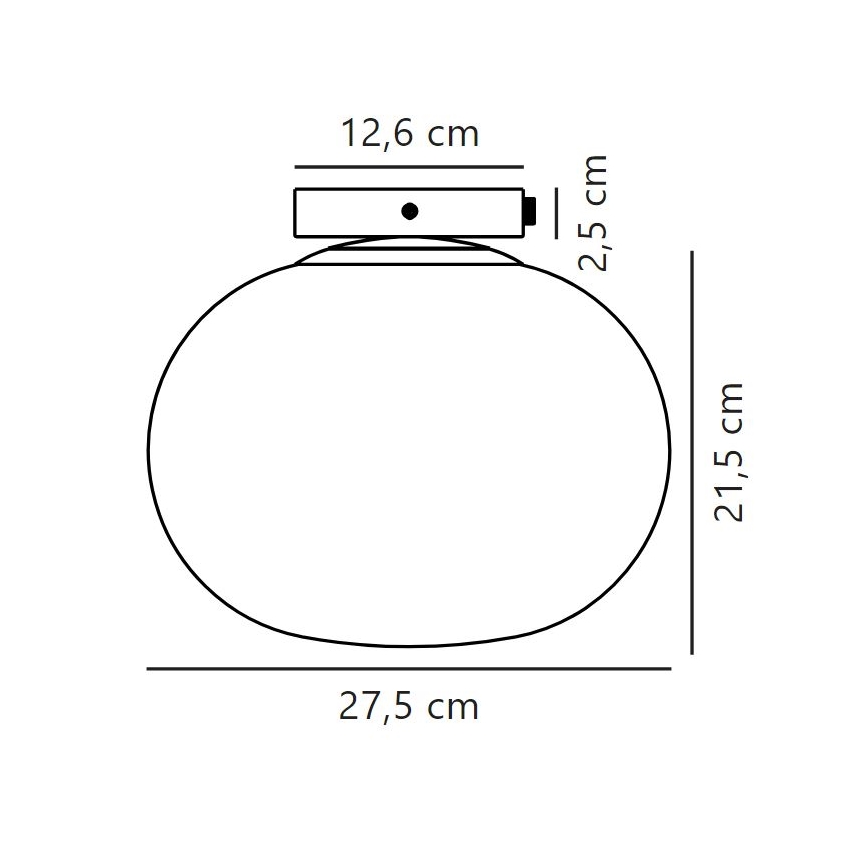 Nordlux - Stropna svjetiljka ALTON 1xE27/25W/230V