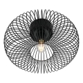 Nordlux - Stropna svjetiljka BERONI 1xE27/60W/230V Ø 40,3 cm crna