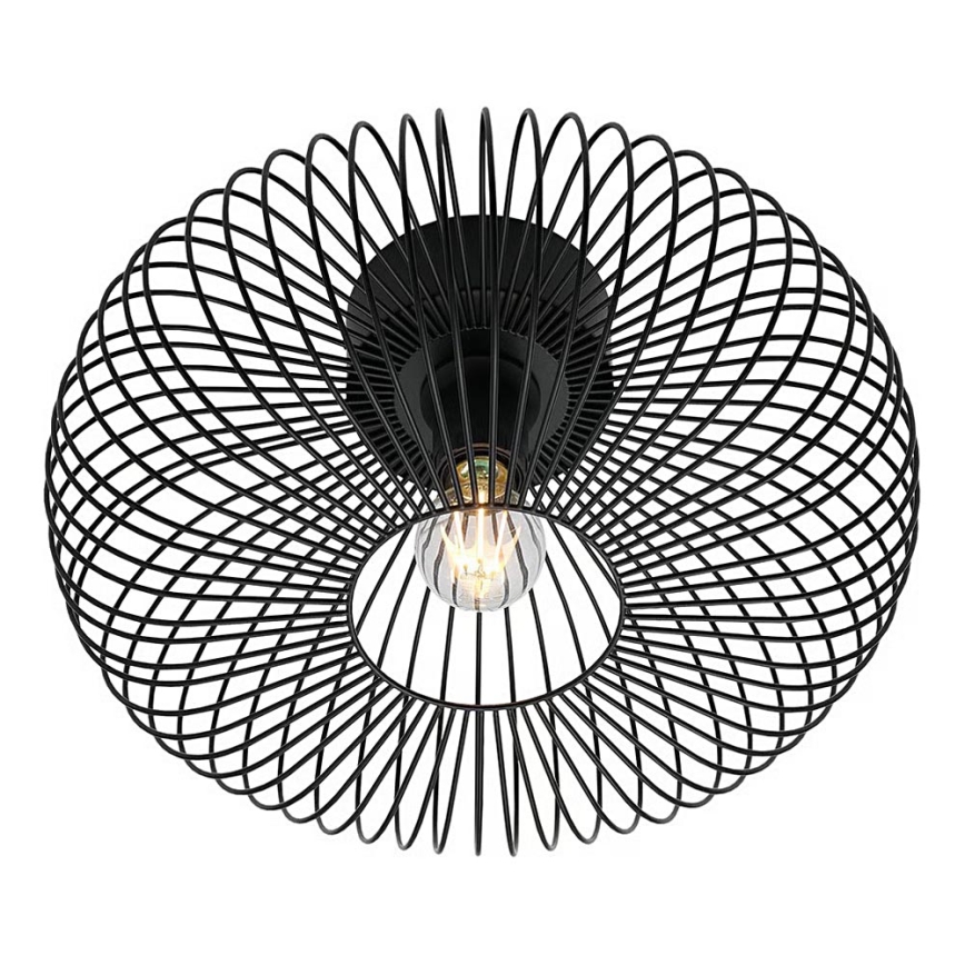 Nordlux - Stropna svjetiljka BERONI 1xE27/60W/230V Ø 40,3 cm crna