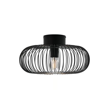 Nordlux - Stropna svjetiljka BERONI 1xE27/60W/230V Ø 40,3 cm crna