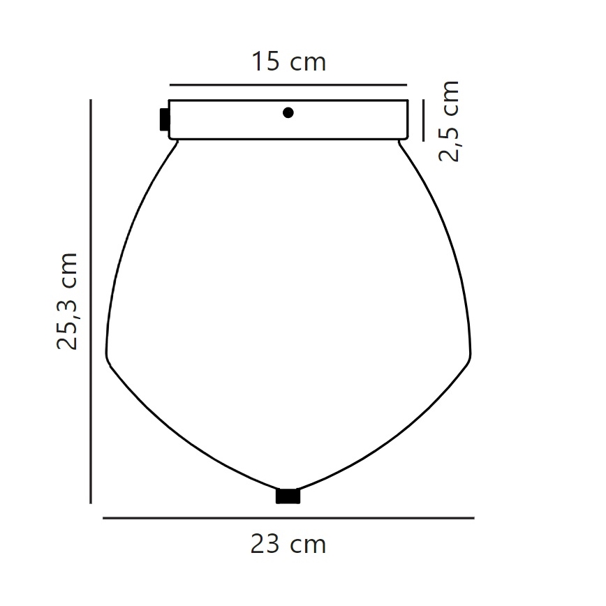 Nordlux - Stropna svjetiljka ORBIFORM 1xE27/40W/230V zlatna