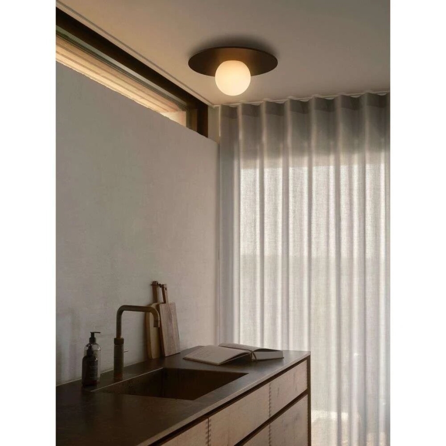 Nordlux - Stropna svjetiljka za kupaonicu SIONA 1xE27/60W/230V IP44 crna
