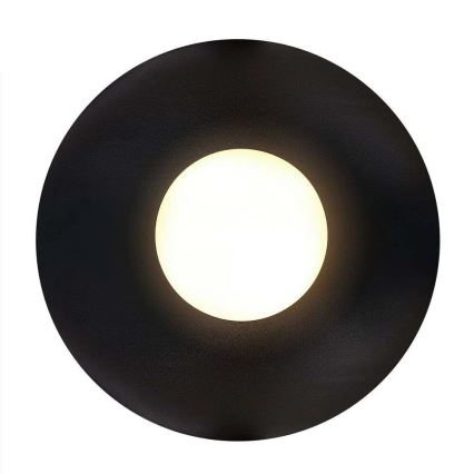 Nordlux - Stropna svjetiljka za kupaonicu SIONA 1xE27/60W/230V IP44 crna
