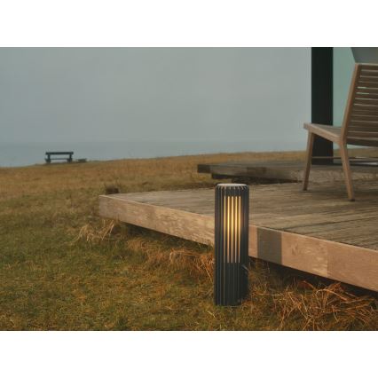 Nordlux - Vanjska lampa ALUDRA 1xE27/15W/230V IP44 antracit 45,4 cm