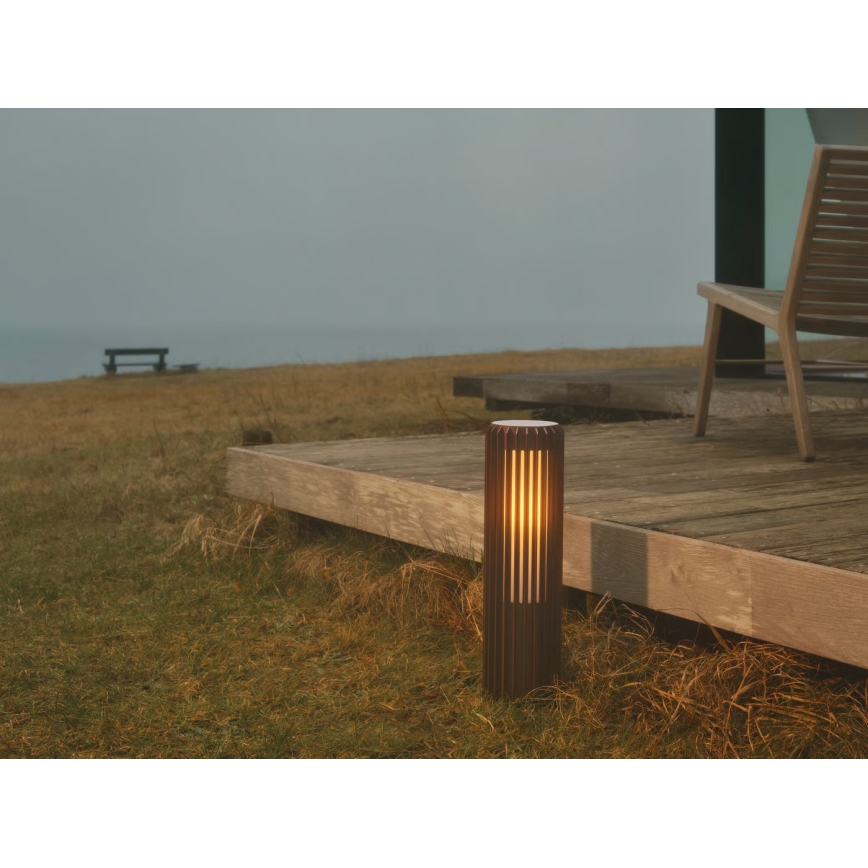 Nordlux - Vanjska lampa ALUDRA 1xE27/15W/230V IP44 smeđa 45,4 cm