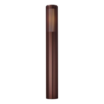 Nordlux - Vanjska lampa ALUDRA 1xE27/15W/230V IP44 smeđa 95,4 cm