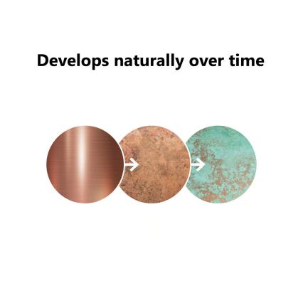 Nordlux - Vanjska lampa BLOKHUS 1xE27/60W/230V IP54 bakrena