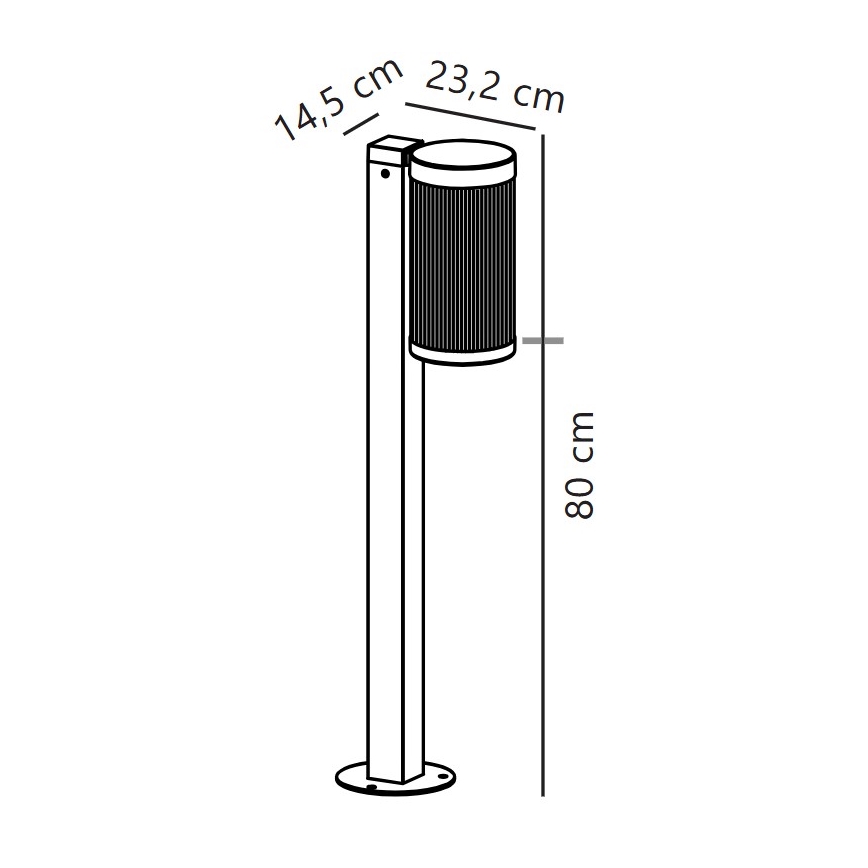 Nordlux - Vanjska lampa COUPAR 1xE27/25W/230V IP54 bijela