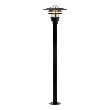 Nordlux - Vanjska lampa LONSTRUP 1xE27/60W/230V IP44 crna 116 cm