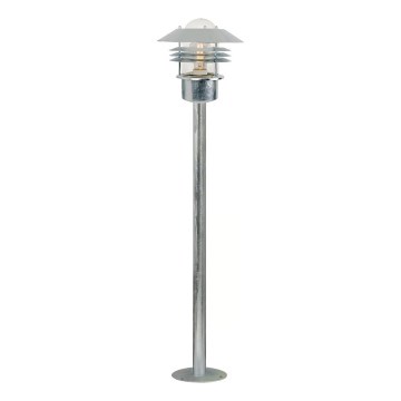 Nordlux - Vanjska lampa VEJERS 1xE27/60W/230V IP54 srebrna