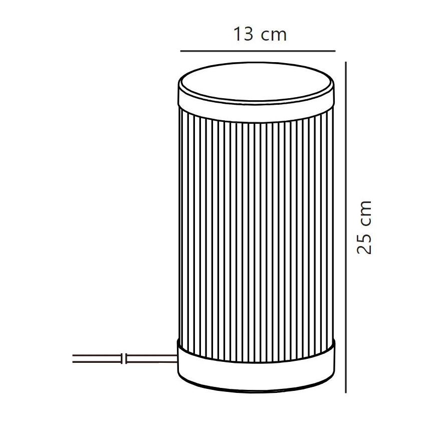 Nordlux - Vanjska stolna lampa COUPAR 1xE27/25W/230V IP54 bež