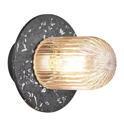 Nordlux - Vanjska stropna svjetiljka JANUKA 1xE27/60W/230V IP54 crna