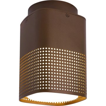 Nordlux - Vanjska stropna svjetiljka SIDARA 1xE27/15W/230V IP54 smeđa