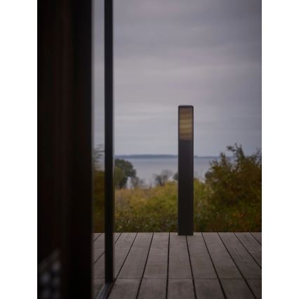 Nordlux - Vanjska svjetiljka SIDARA 1xE27/15W/230V IP44 95 cm crna