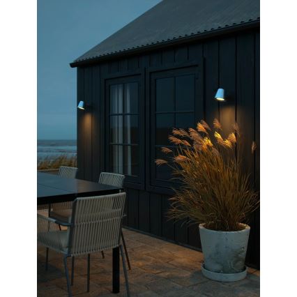 Nordlux - Vanjska zidna svjetiljka ALERIA 1xGU10/35W/230V IP44 srebrna