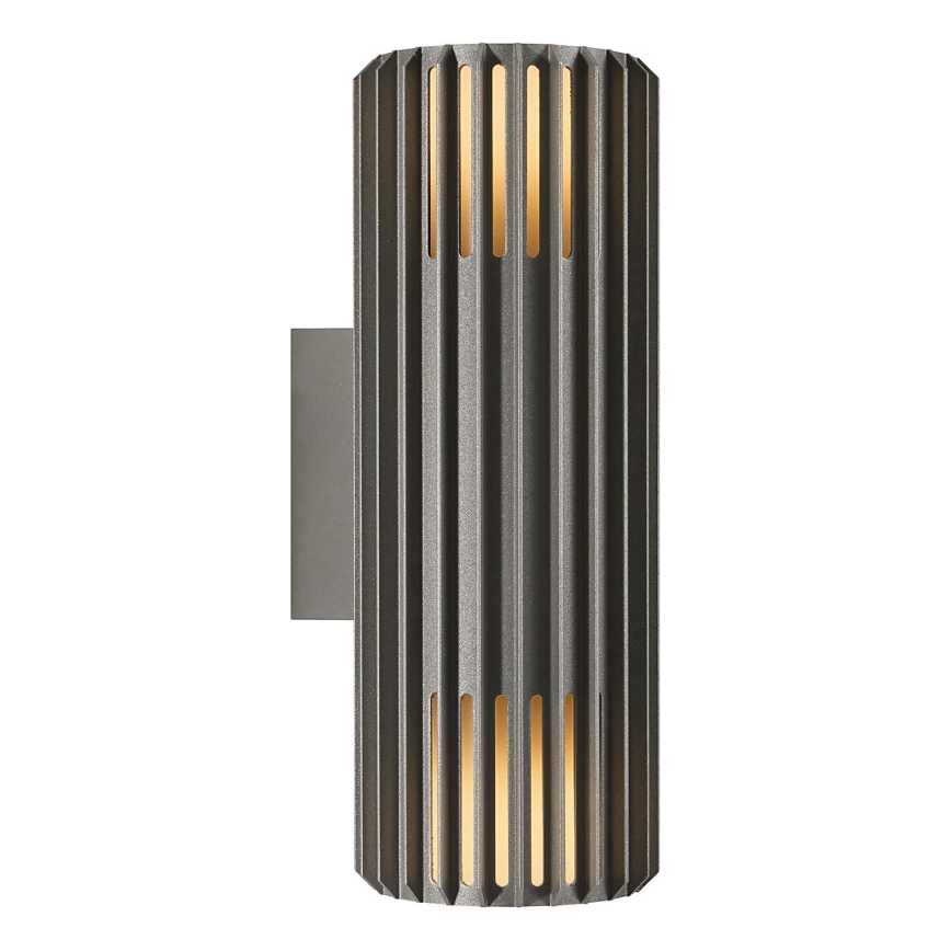 Nordlux - Vanjska zidna svjetiljka ALUDRA 2xE27/15W/230V IP54 antracit