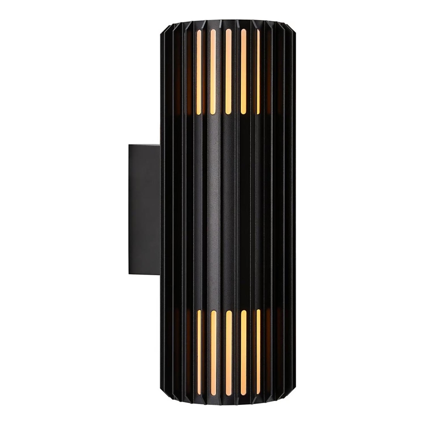 Nordlux - Vanjska zidna svjetiljka ALUDRA 2xE27/15W/230V IP54 crna