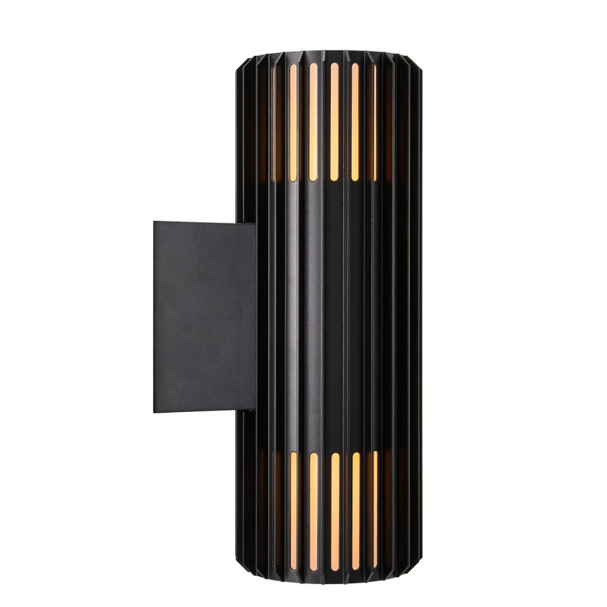 Nordlux - Vanjska zidna svjetiljka ALUDRA 2xE27/15W/230V IP54 crna