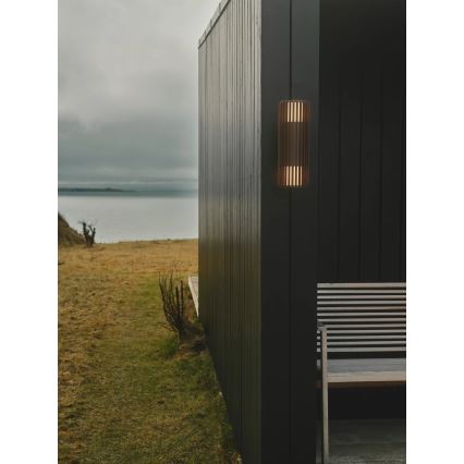 Nordlux - Vanjska zidna svjetiljka ALUDRA 2xE27/15W/230V IP54 smeđa