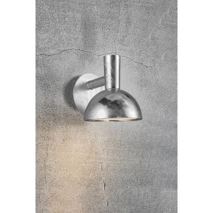 Nordlux - Vanjska zidna svjetiljka ARKI 1xE27/20W/230V IP54 srebrna