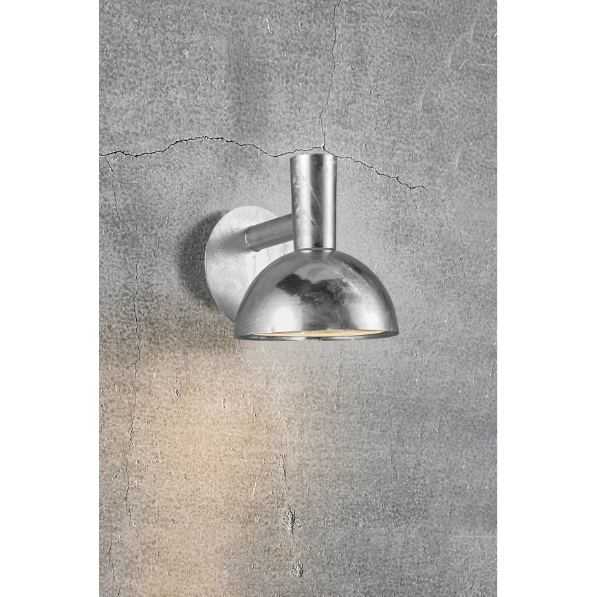 Nordlux - Vanjska zidna svjetiljka ARKI 1xE27/20W/230V IP54 srebrna