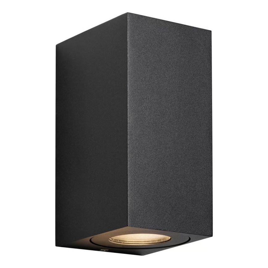 Nordlux - Vanjska zidna svjetiljka CANTO 2xGU10/28W/230V IP44 crna