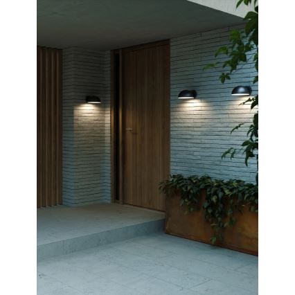 Nordlux - Vanjska zidna svjetiljka CLARSO 1xE27/10W/230V IP44