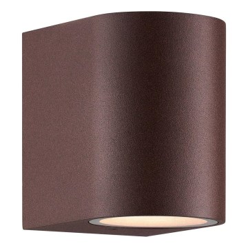 Nordlux - Vanjska zidna svjetiljka DION 1xGU10/25W/230V IP44 boja hrđe