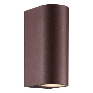 Nordlux - Vanjska zidna svjetiljka DION 2xGU10/25W/230V IP44 boja hrđe