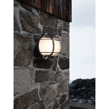 Nordlux - Vanjska zidna svjetiljka HELFORD 1xE27/12,5W/230V IP64 siva