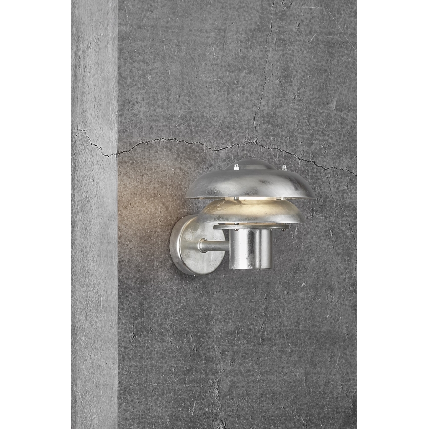 Nordlux - Vanjska zidna svjetiljka KURNOS 1xE14/12W/230V IP54 mat krom