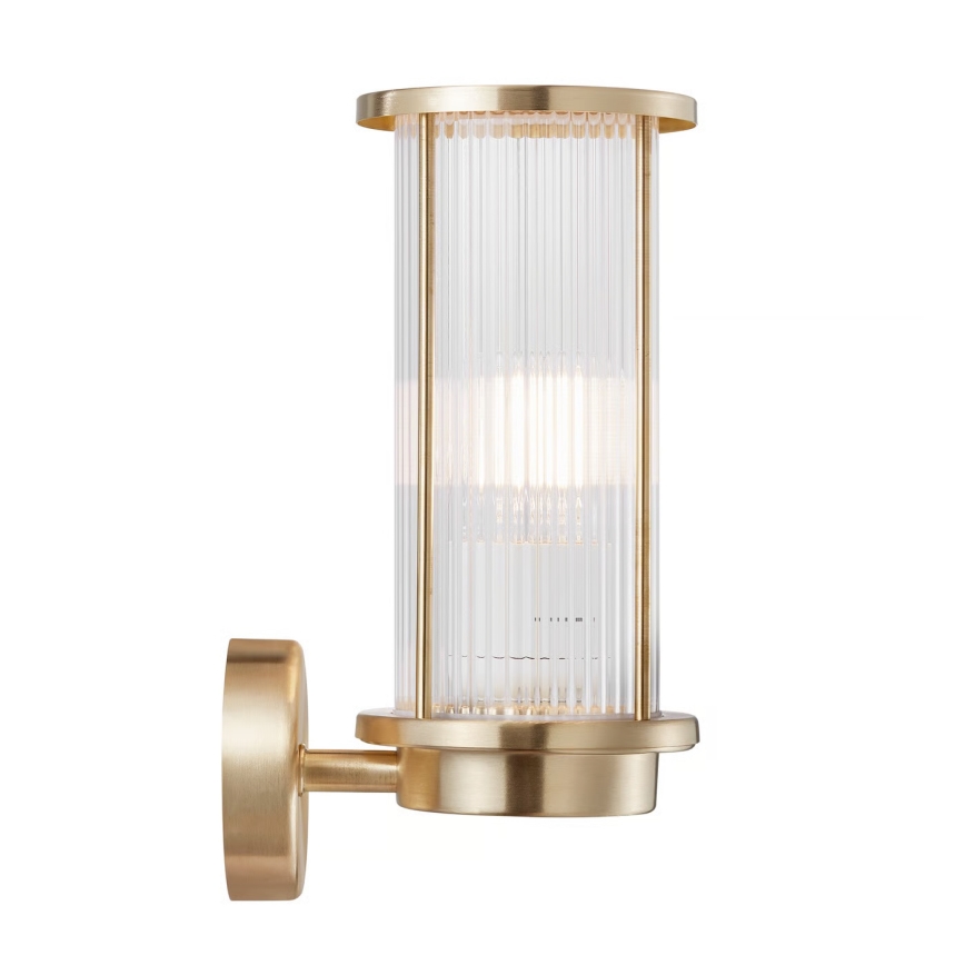 Nordlux - Vanjska zidna svjetiljka LINTON 1xE27/15W/230V IP54 mesing