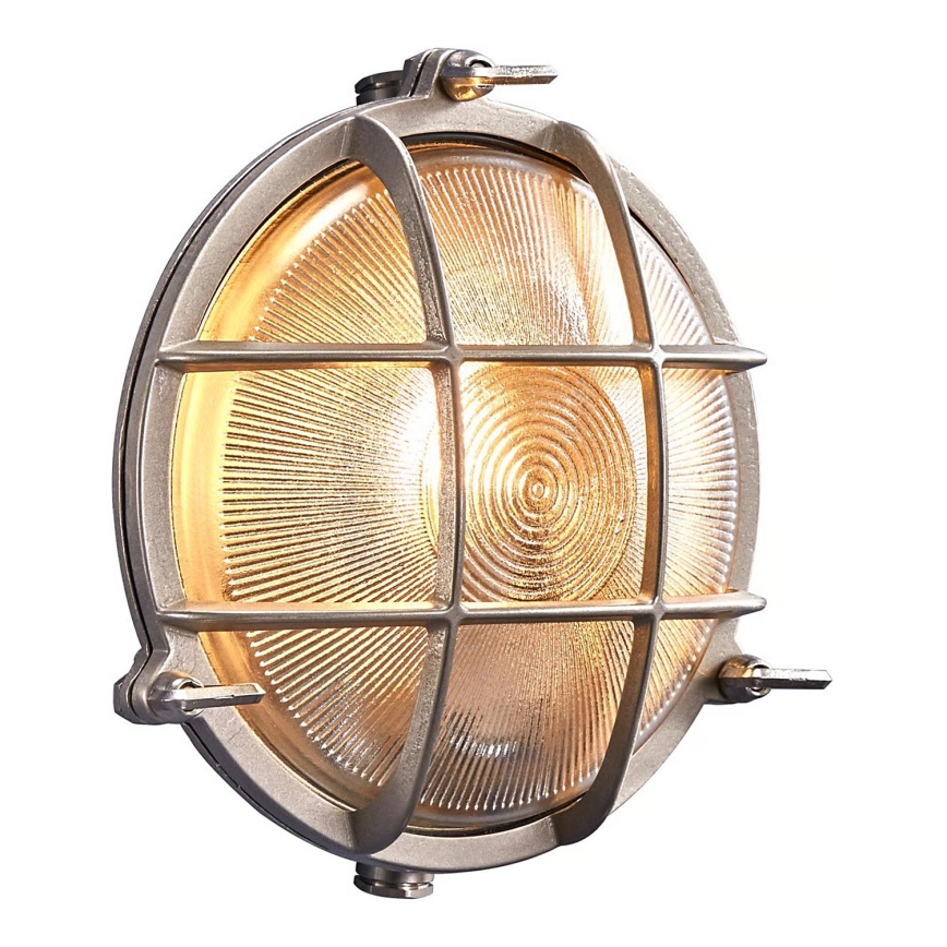 Nordlux - Vanjska zidna svjetiljka POLPERRO 1xE27/12,5W/230V IP64 siva