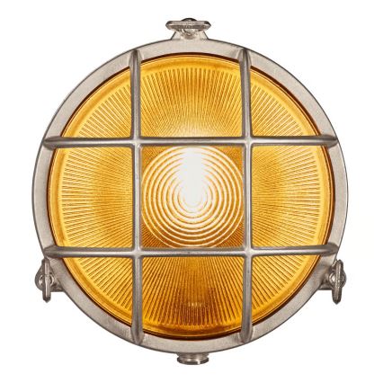 Nordlux - Vanjska zidna svjetiljka POLPERRO 1xE27/12,5W/230V IP64 siva