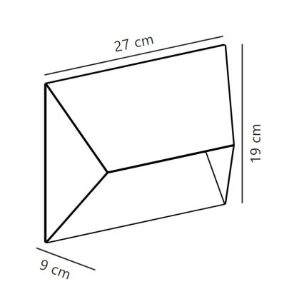 Nordlux - Vanjska zidna svjetiljka PONTIO 2xGU10/25W/230V IP54