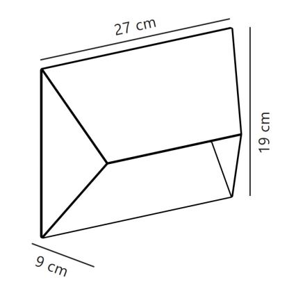 Nordlux - Vanjska zidna svjetiljka PONTIO 2xGU10/25W/230V IP54