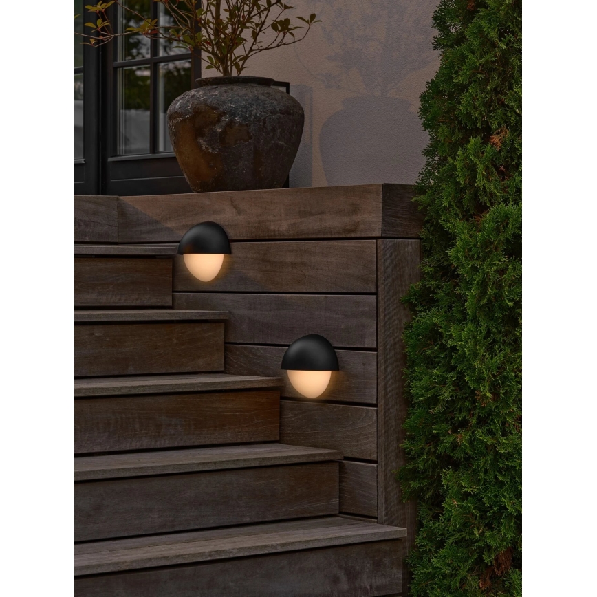 Nordlux - Vanjska zidna svjetiljka SCORPIUS 1xE14/15W/230V IP44 crna