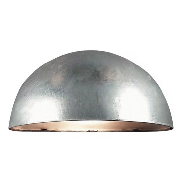 Nordlux - Vanjska zidna svjetiljka SCORPIUS 1xE14/40W/230V IP33 srebrna