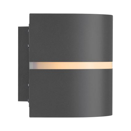 Nordlux - Vanjska zidna svjetiljka SIBELIS 1xE27/10W/230V IP44 antracit