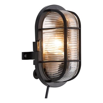 Nordlux - Vanjska zidna svjetiljka SKOTLAMPE 1xE27/60W/230V IP44 crna
