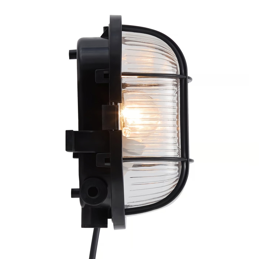 Nordlux - Vanjska zidna svjetiljka SKOTLAMPE 1xE27/60W/230V IP44 crna